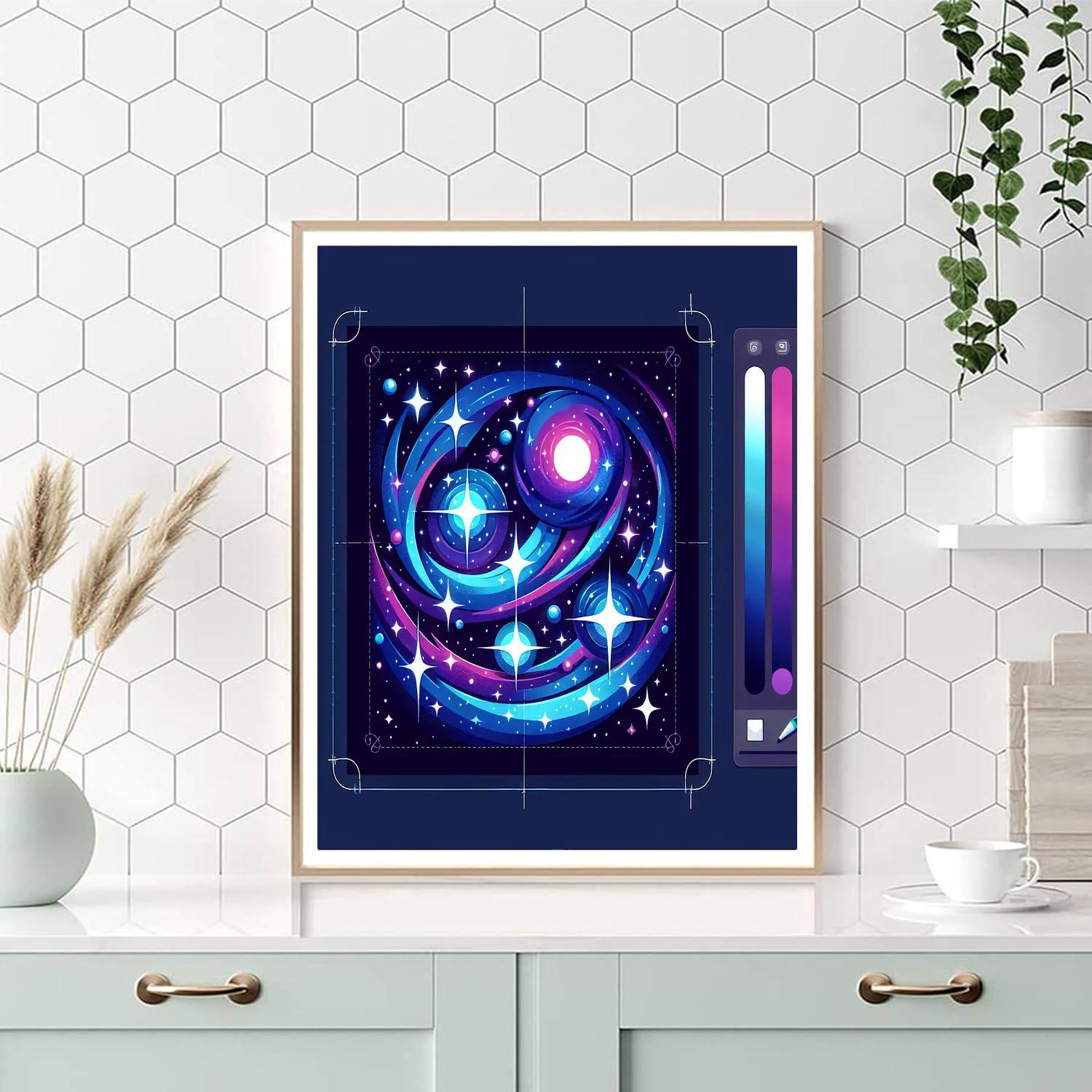 Starry Space Odyssey Paint By Color