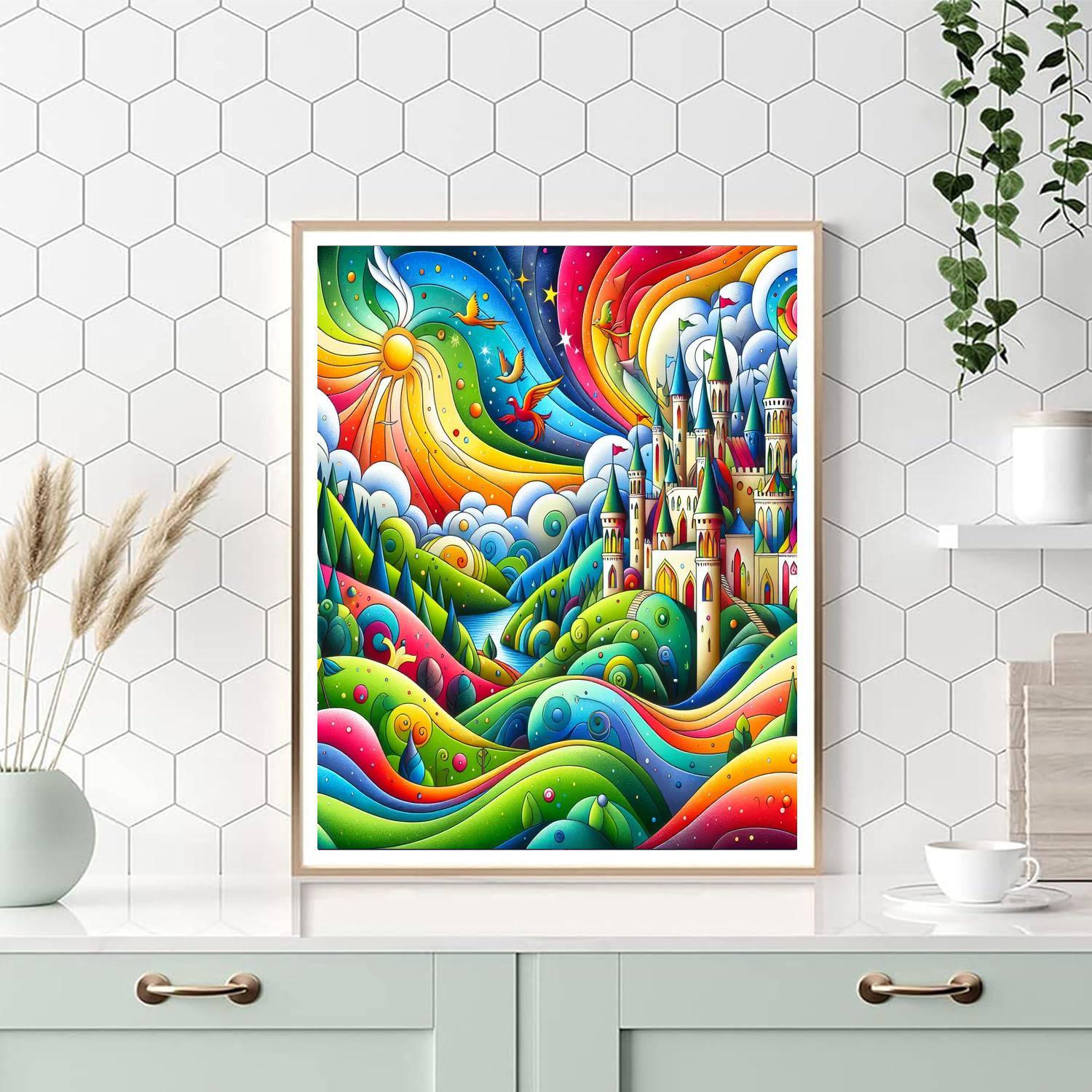 Adventures In Fantasy Land Paint By Numbers Art
