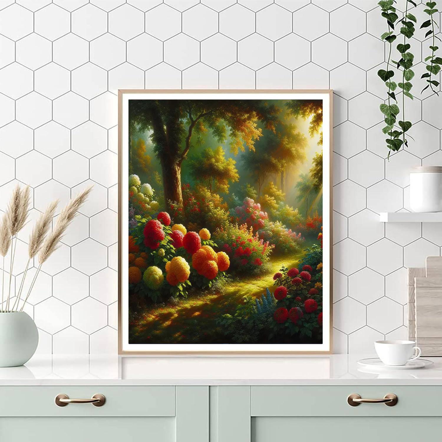 Sunlit Garden Hideaway Paint By Color
