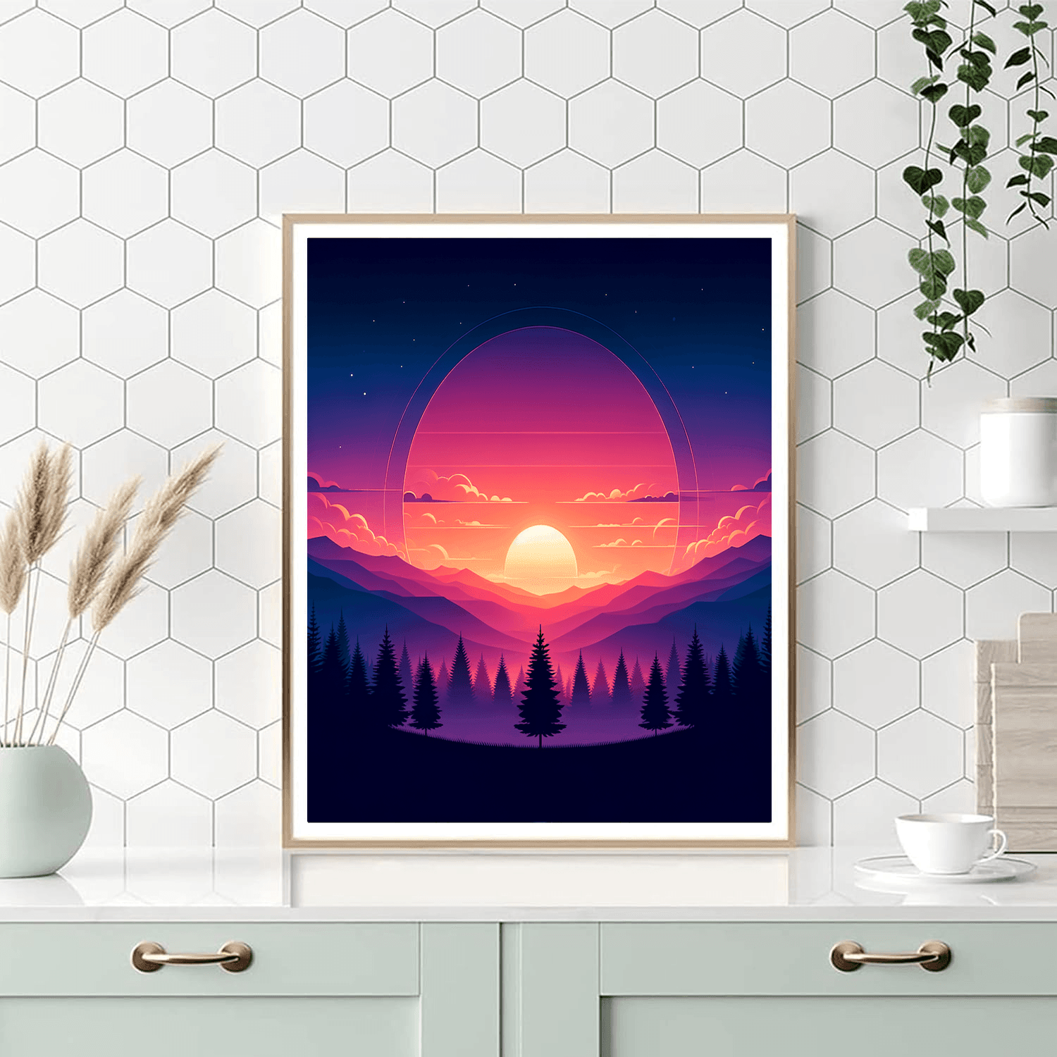 Dreamy Sunset Skies Paint By Number