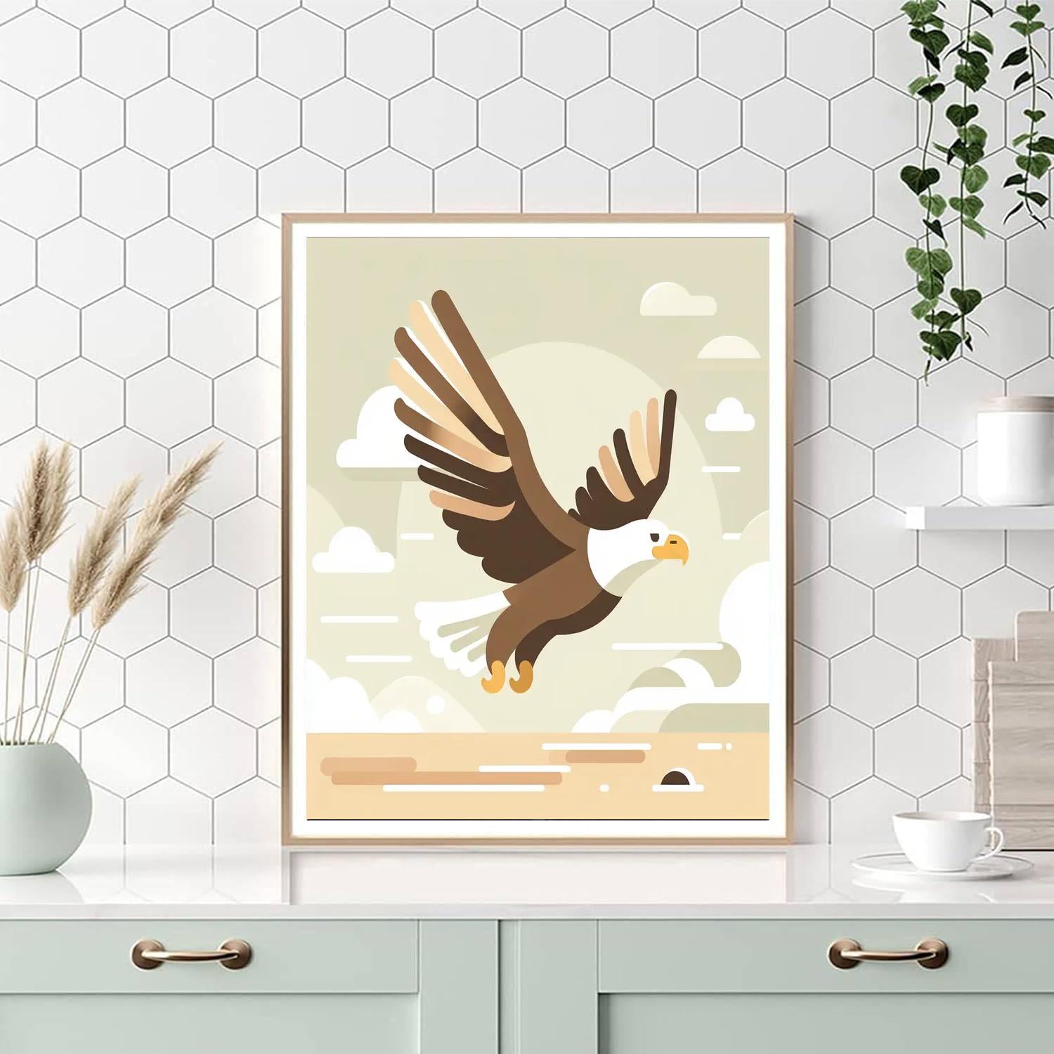 Eagle's Majestic Soar Paint By Numbers Kits