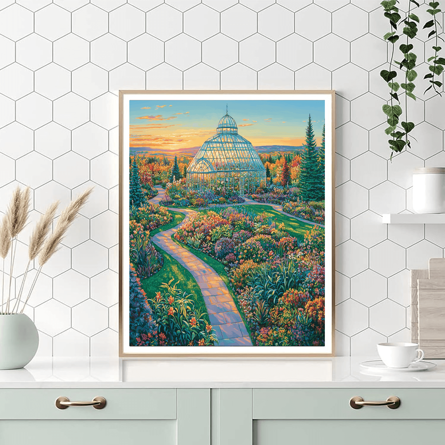 Lalbagh Botanical Garden - Bengaluru Numbered Painting Kits