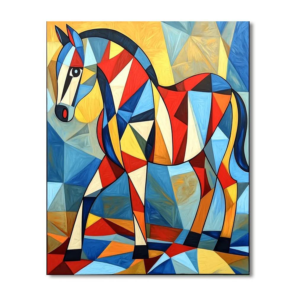 Pablo Picasso Inspired Abstract Animal Dreams  DIY Paint By Numbers