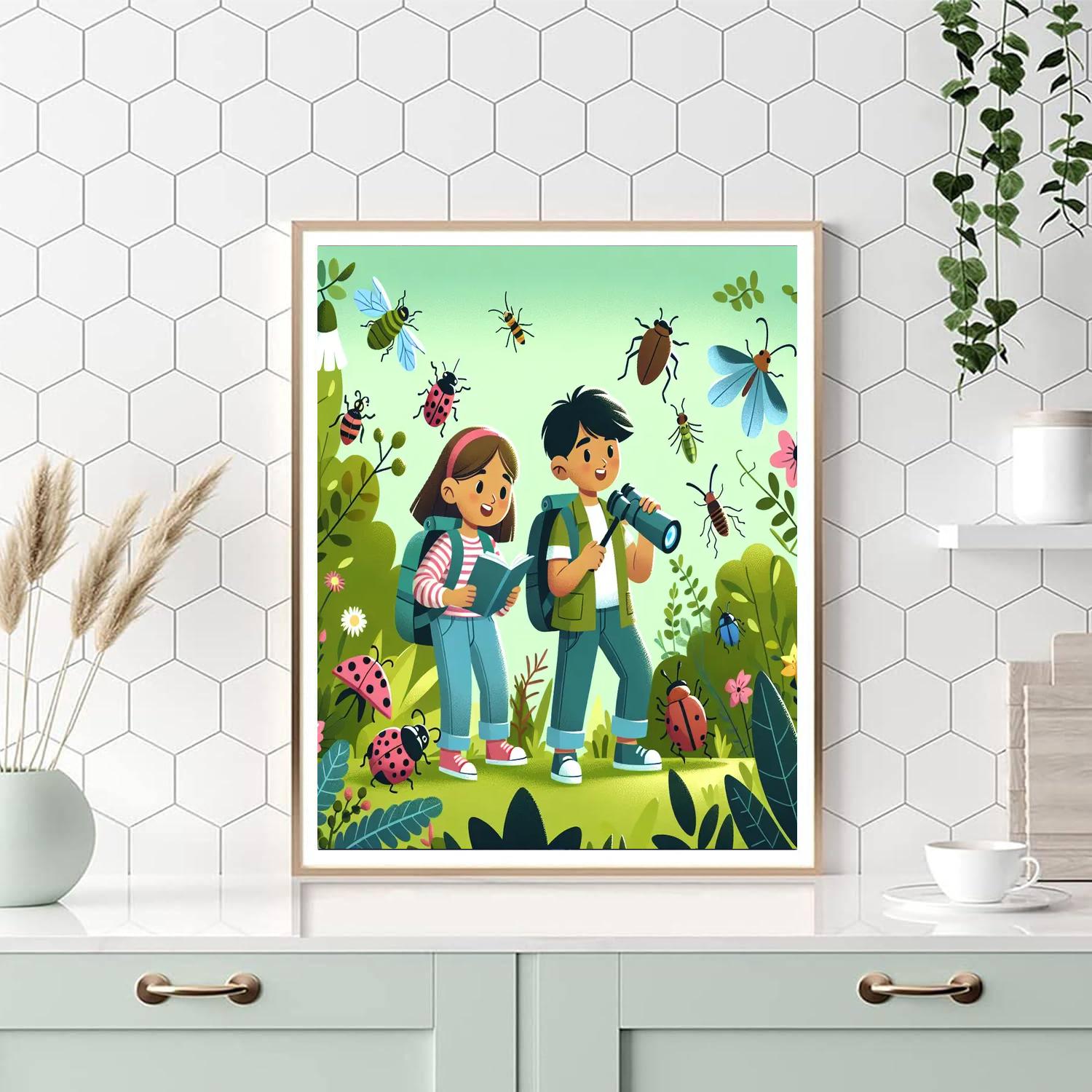 Insect Discovery Expedition DIY Paint By Numbers