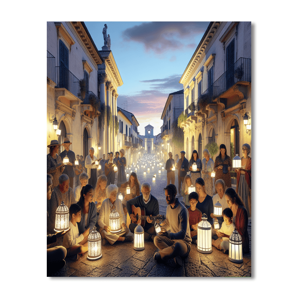 Festival Of The Dead - Italy Paint By Numbers Art