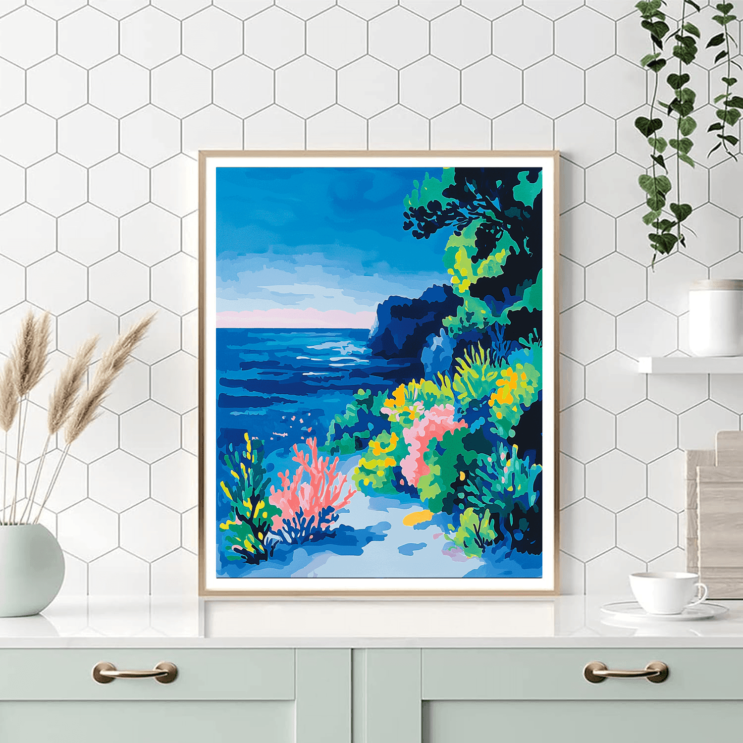 Paul Klee Inspired Wonders Of The Ocean  Painting By Numbers Kit