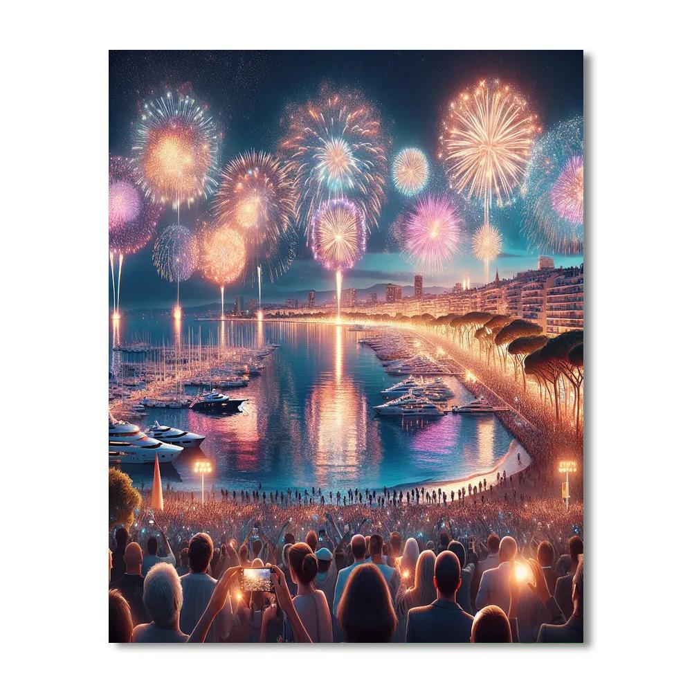 The International Fireworks Festival - France Paint By Color