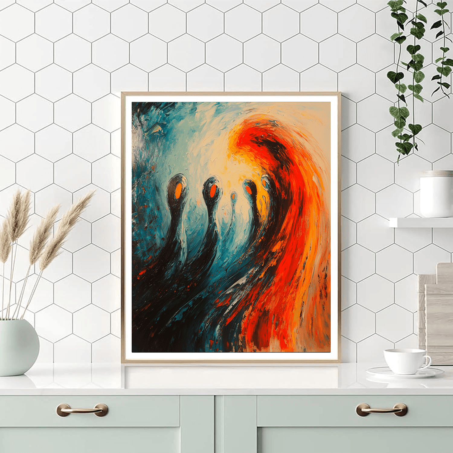 Edvard Munch Inspired Emotional Expressions  Painting By Numbers Kit