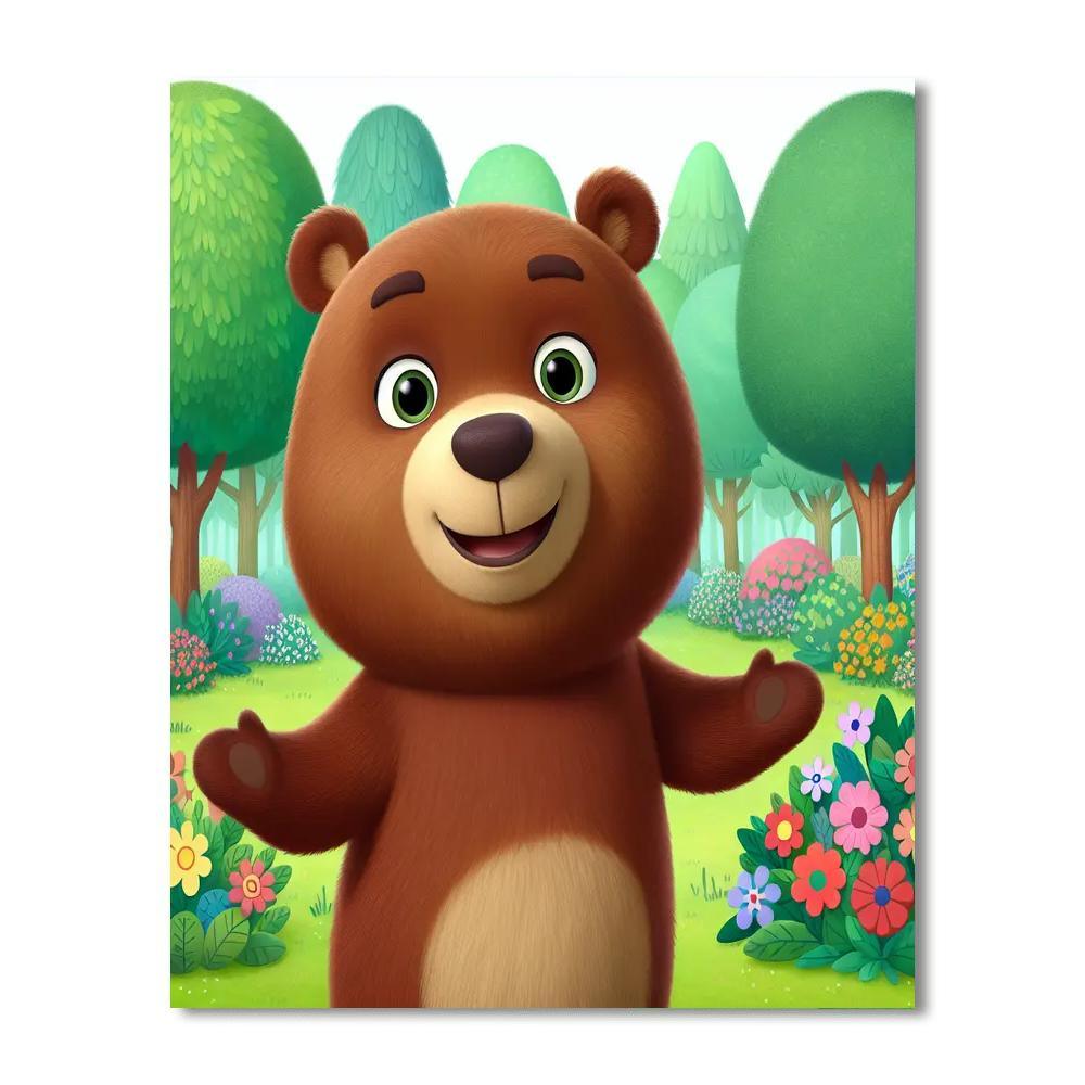 Brave Bears Paint By Color