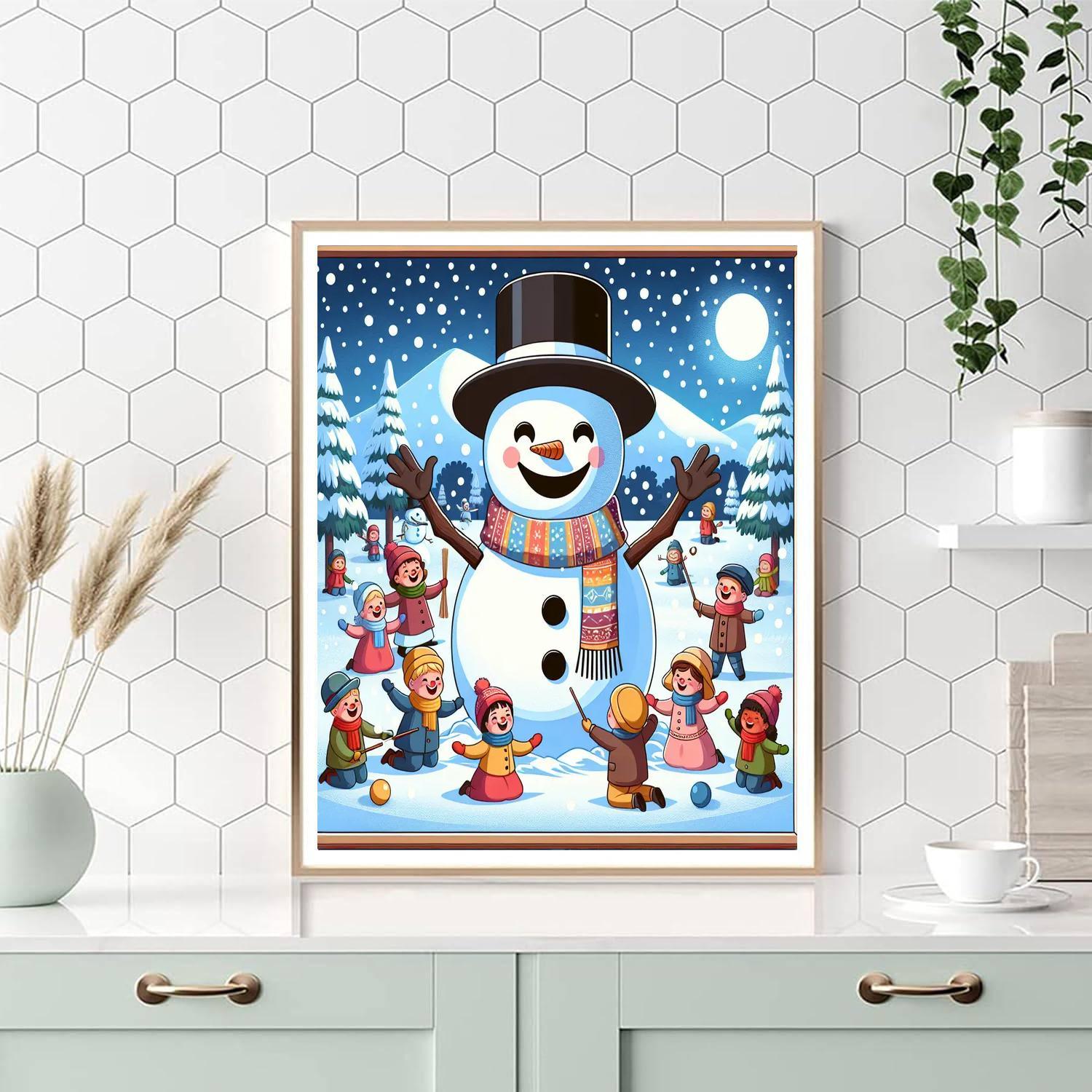 Winter Wonderland Quest Painting Number Kit
