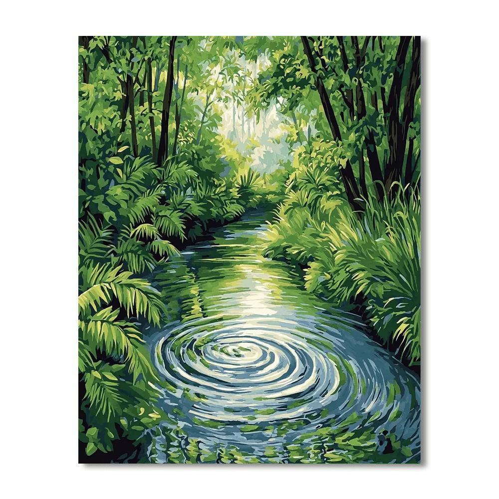 Michelangelo Inspired Serene Tranquility  Painting By Numbers Kit