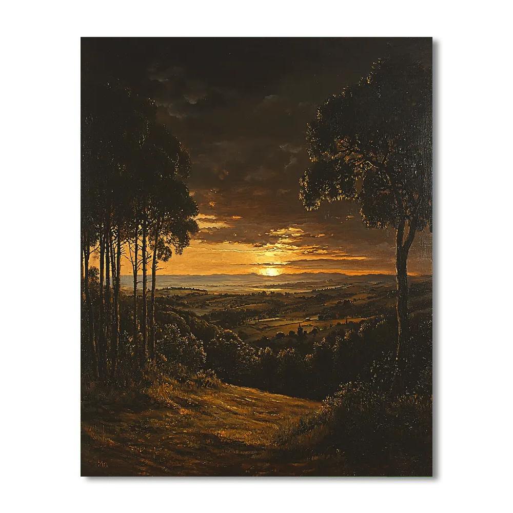 Caravaggio Inspired The Dawn's Whisper  Number Painting