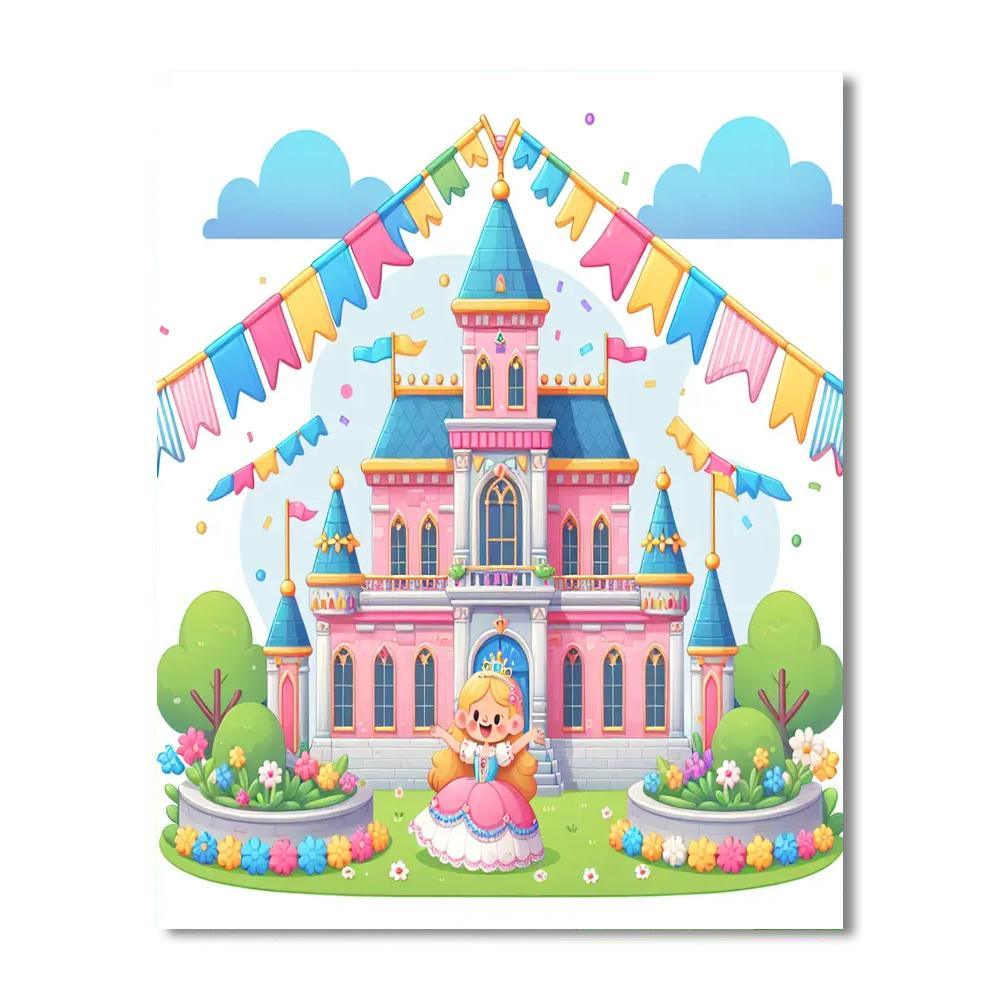 Royal Palace Celebration Numbered Painting Kits