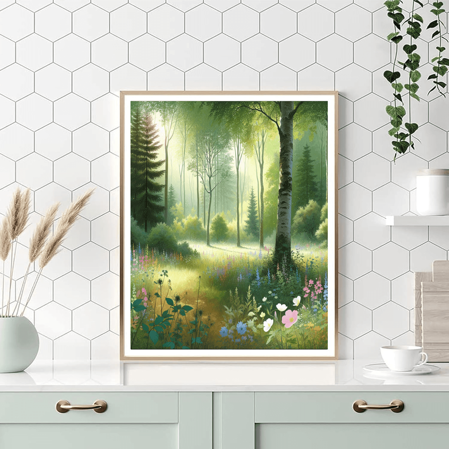 Beautiful Forest Glade Painting By Numbers Kit