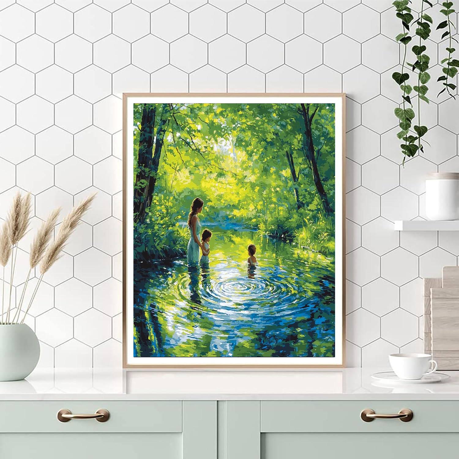 Playful Reflections DIY Paint By Numbers