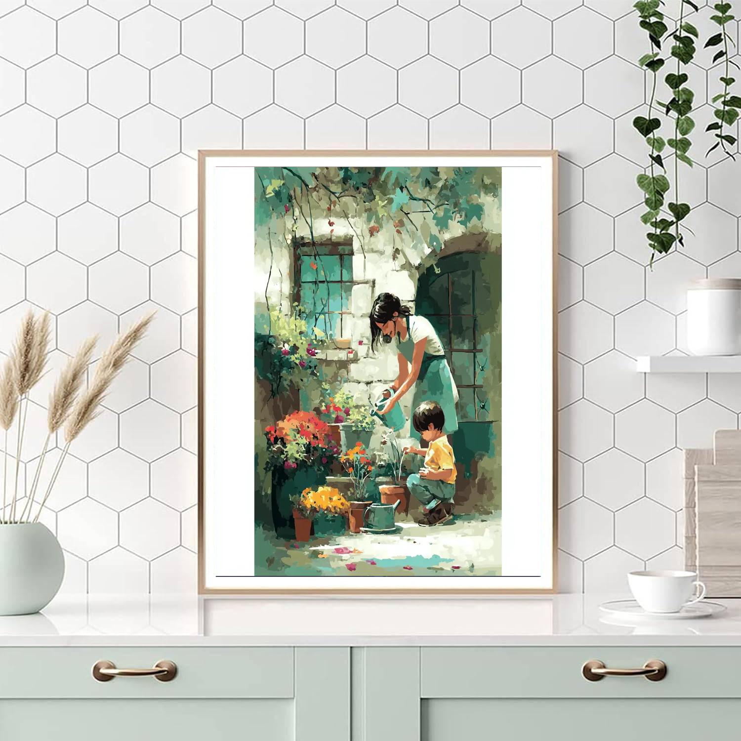 A Mother’s Garden Of Dreams Paint By Numbers Kits