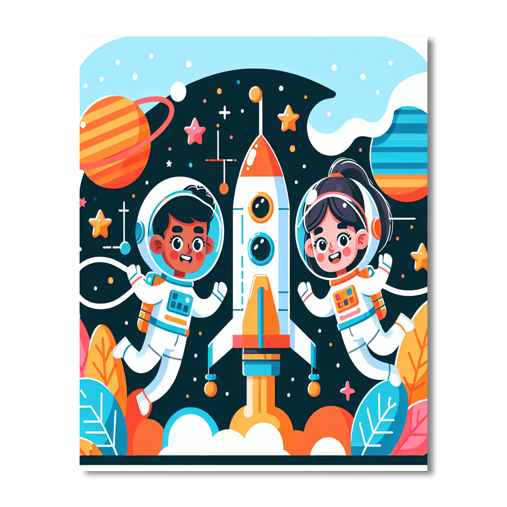 Heroic Space Odyssey Paint By Numbers