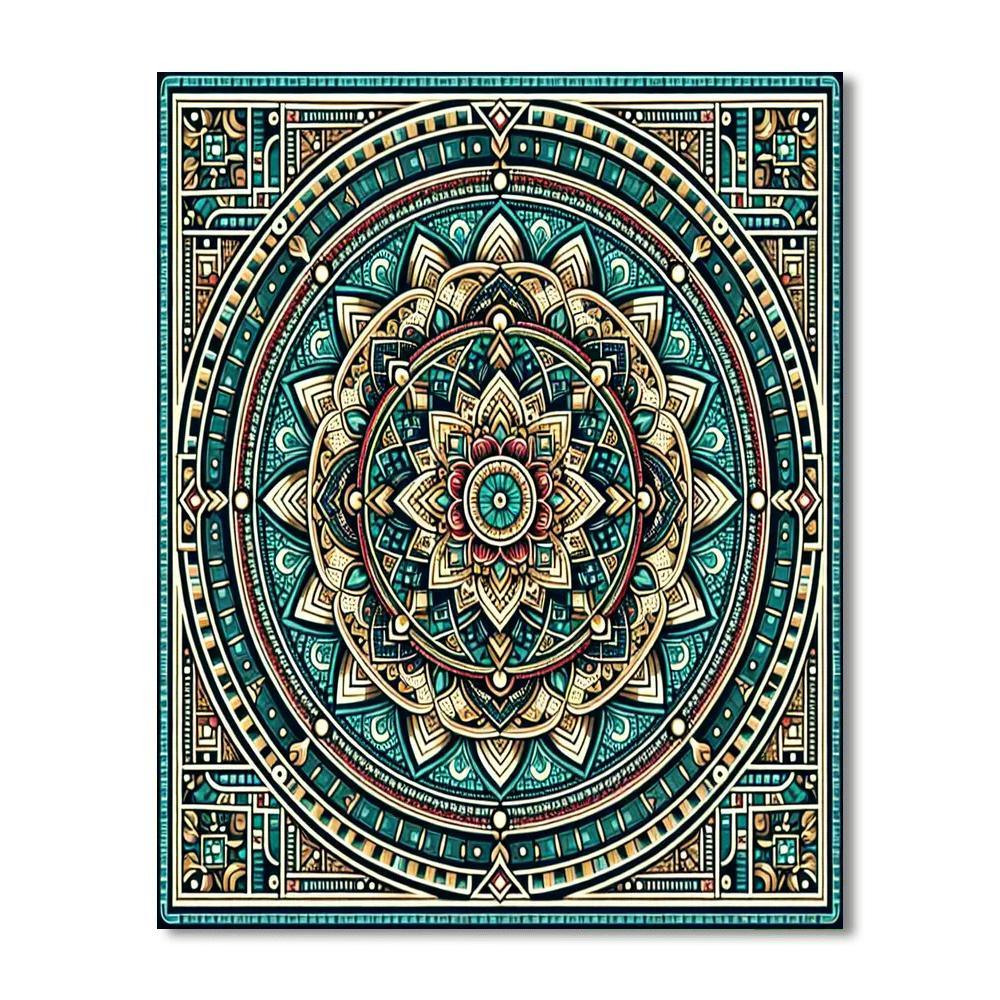 Mosaic Mandala Tranquility Numbered Painting Kits