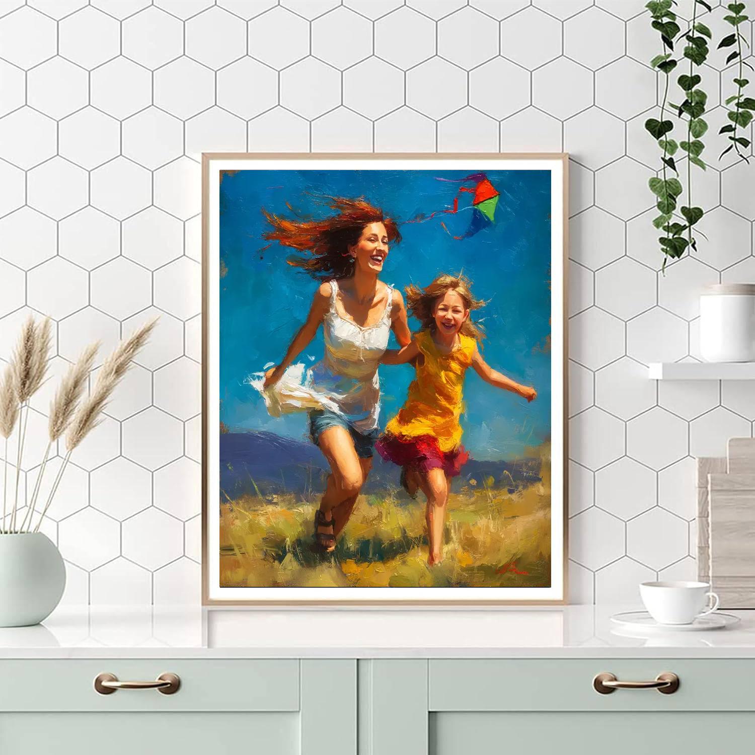 Joyful Journeys In The Sky Painting Number Kit