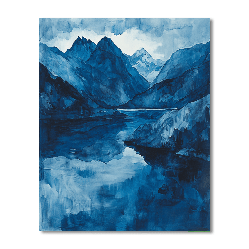 Edvard Munch Inspired Munch's Mountain Moods  Paint By Numbers Kits