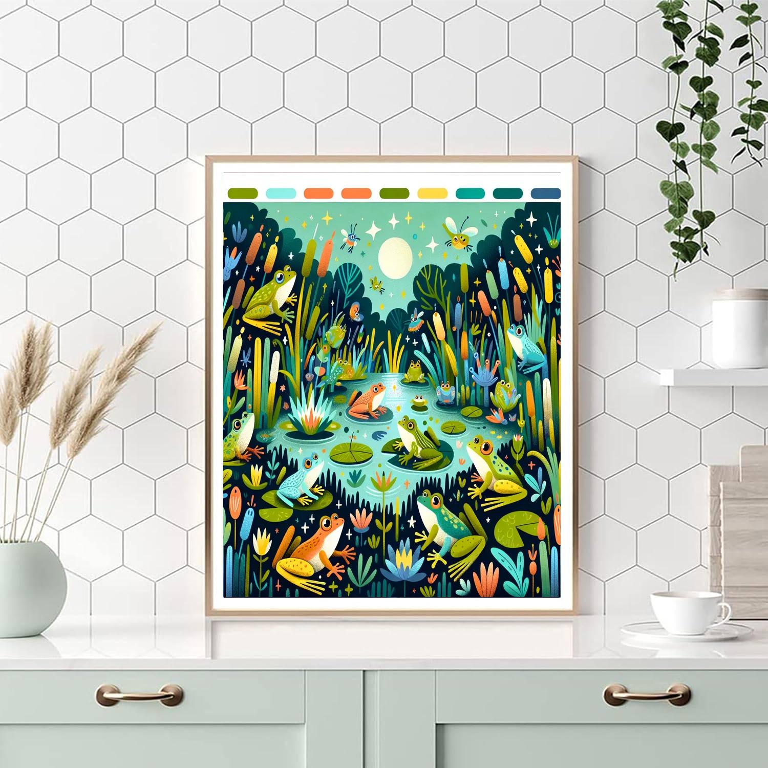 Mystical Marshlands Number Painting