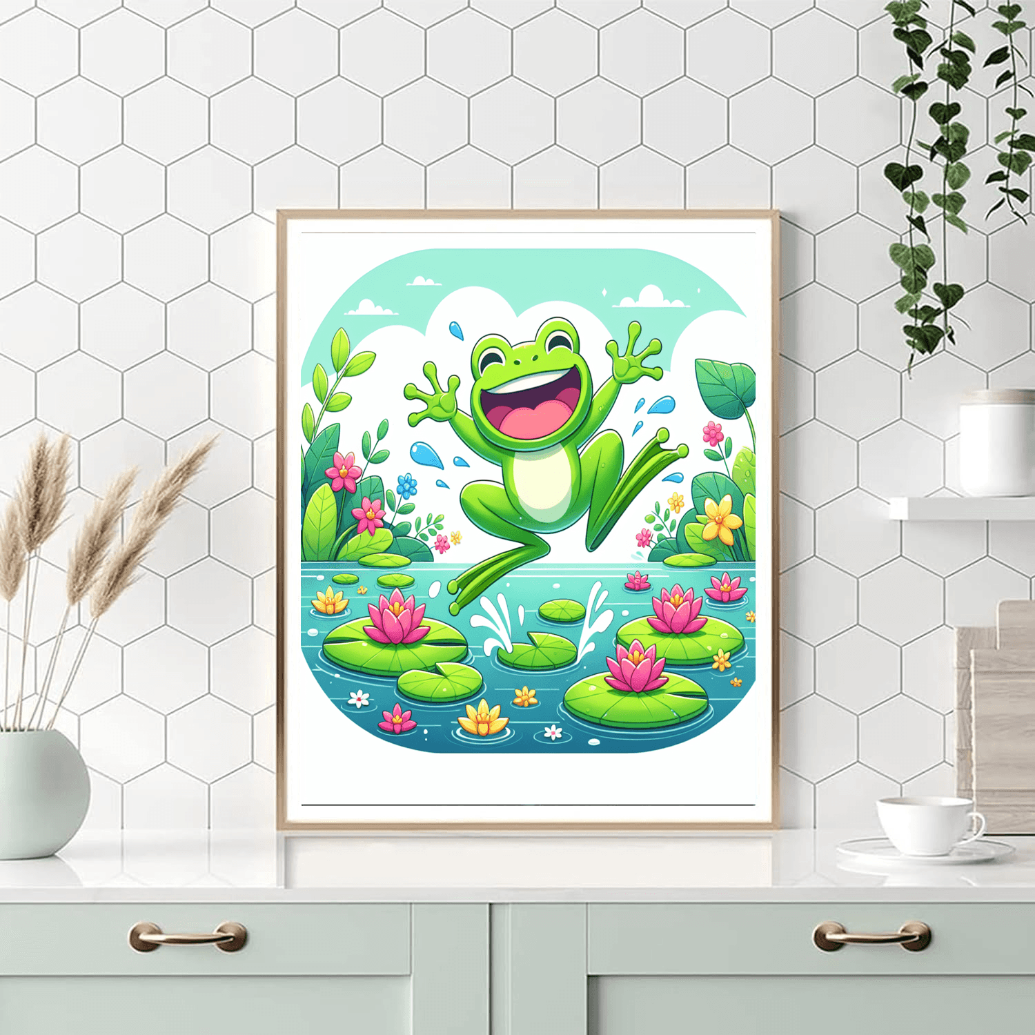 Happy Little Frog Paint By Number