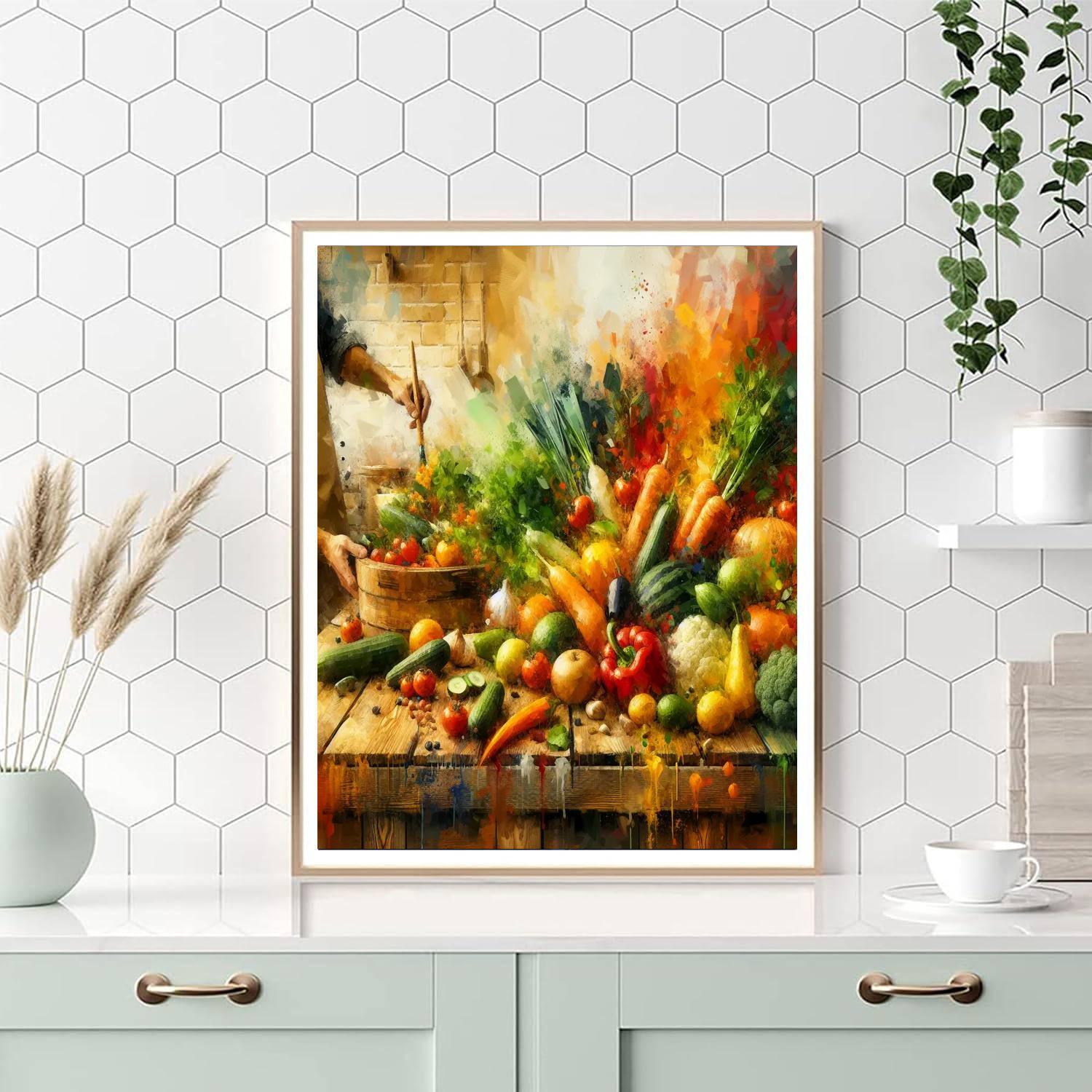 Culinary Odyssey Delight Numbered Painting Kits