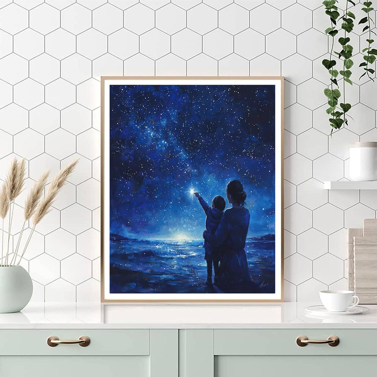 Guiding Star Of Night Paint By Number