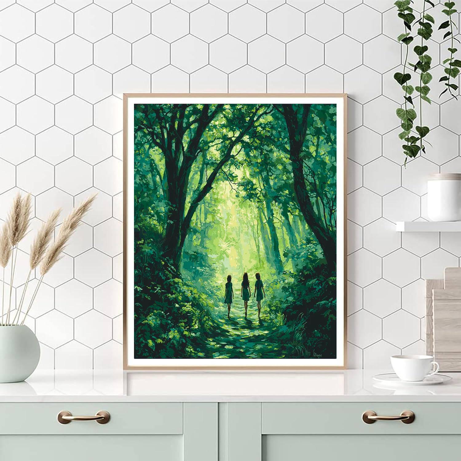 Whispered Stories In The Woods DIY Paint By Numbers