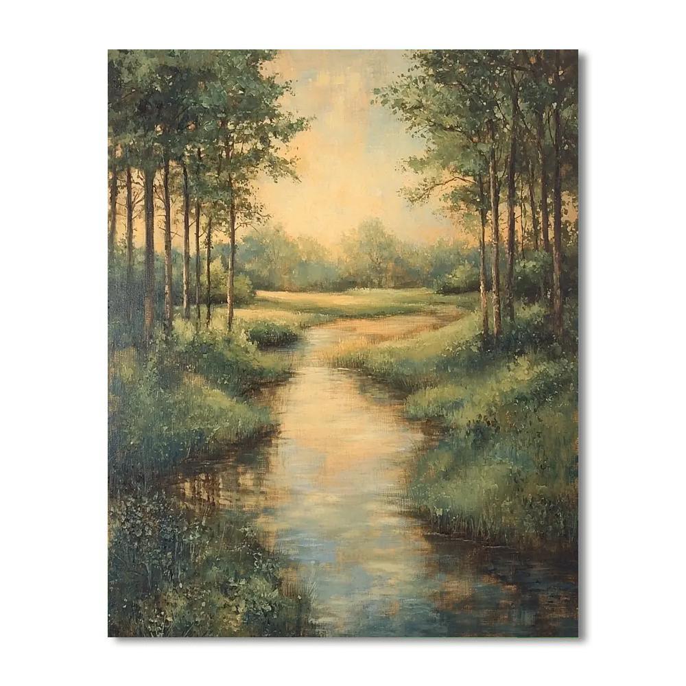 Edgar Degas Inspired Harmony In Stillness  Paint By Numbers