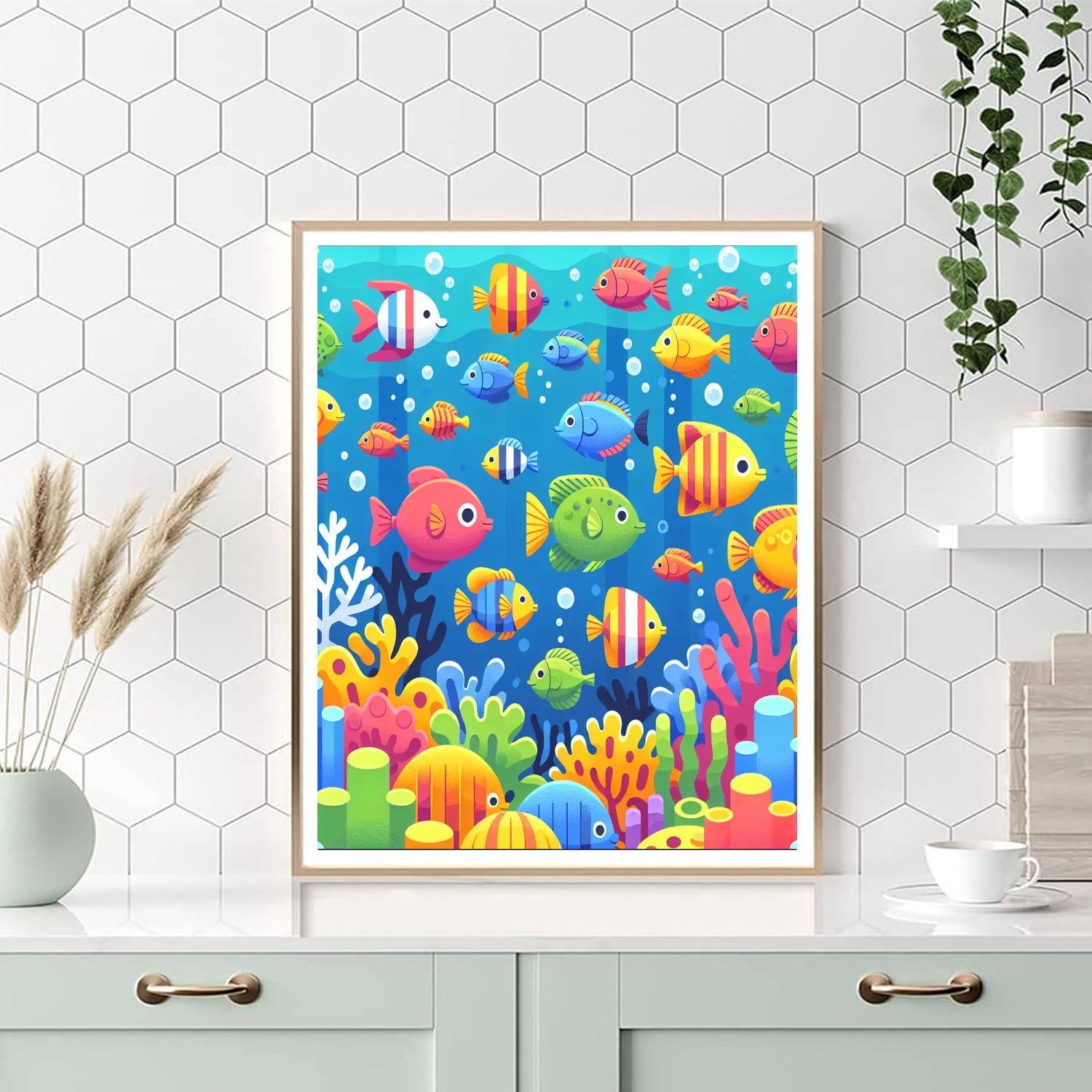 Ocean Deep Mysteries Paint By Numbers Art