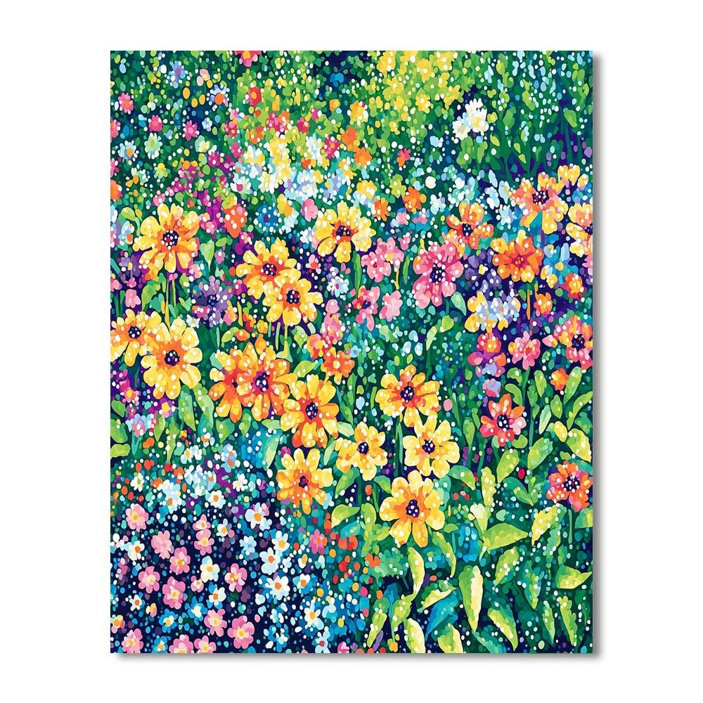 Georges Seurat Inspired The Garden Symphony  Numbered Painting Kits