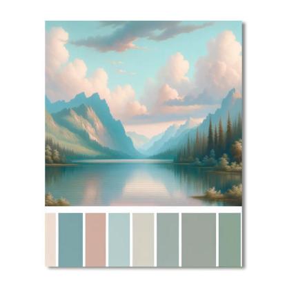 Peaceful Pondering Paint By Number