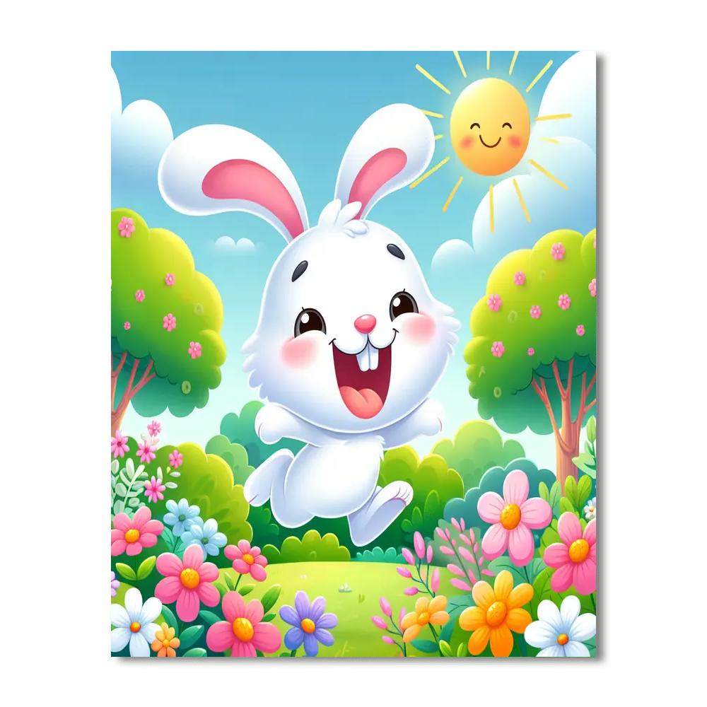Silly Rabbit Paint By Numbers