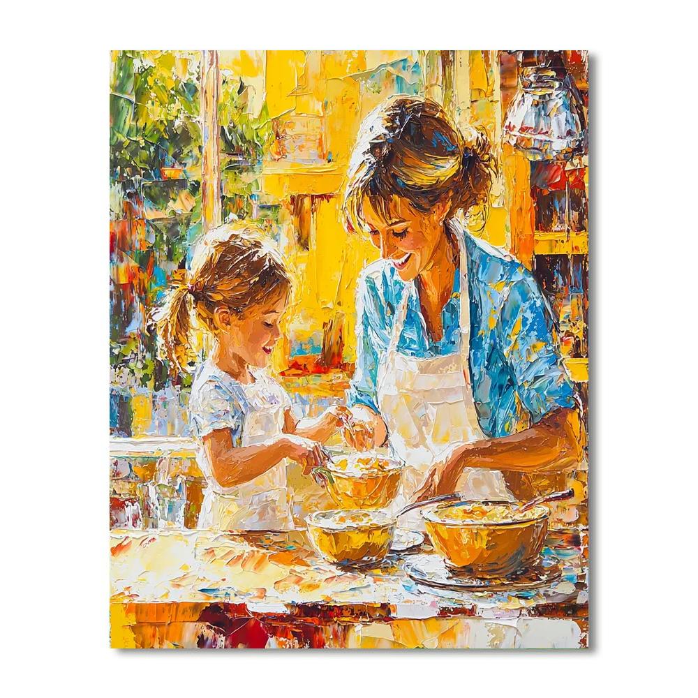 Mom's Kitchen Paint By Numbers