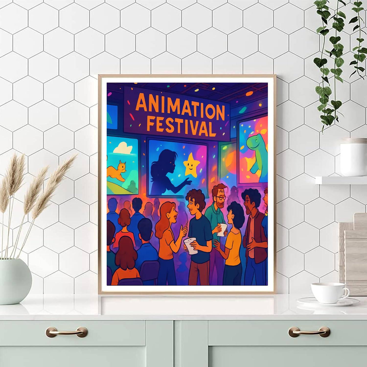 International Festival Of Animation - Canada Painting By Numbers Kit