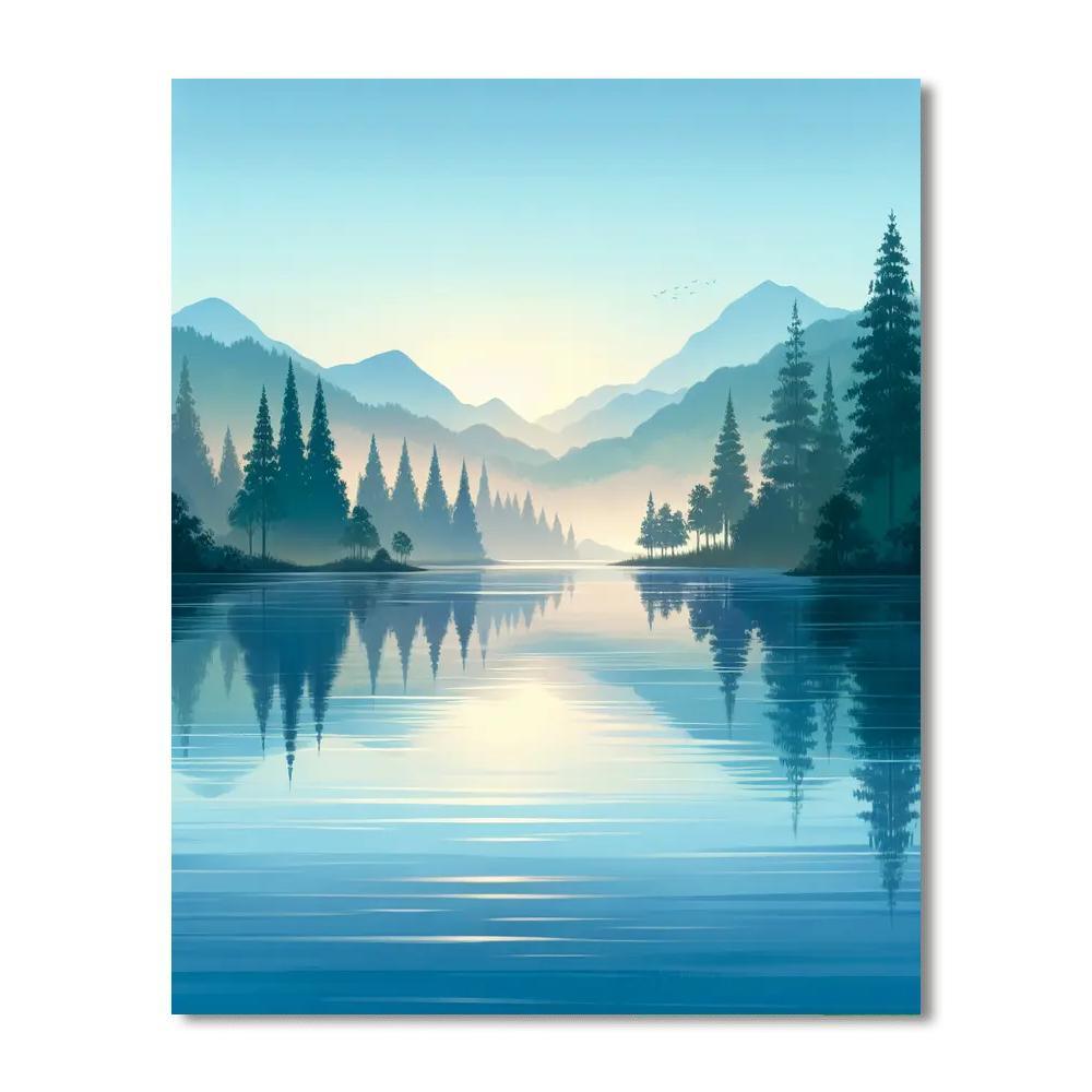 Serenity In Stillness Painting By Numbers Kit