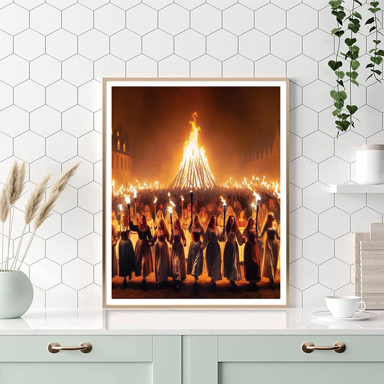 Celtic Fire Festival - Scotland Paint By Number