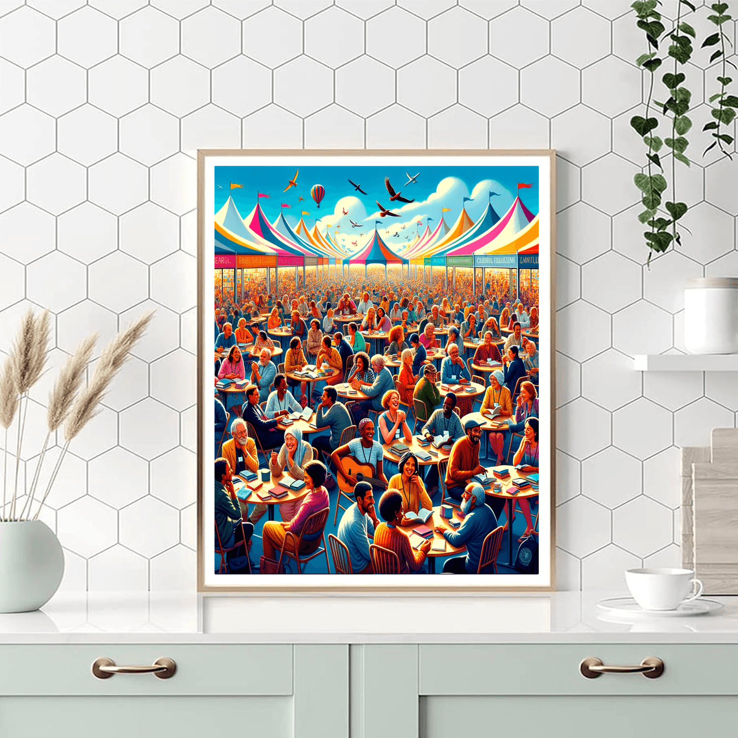 Kingston Calabash Literary Festival - Jamaica Painting By Numbers Kit