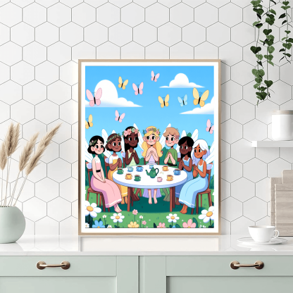 Fairyland Tea Time Paint By Color