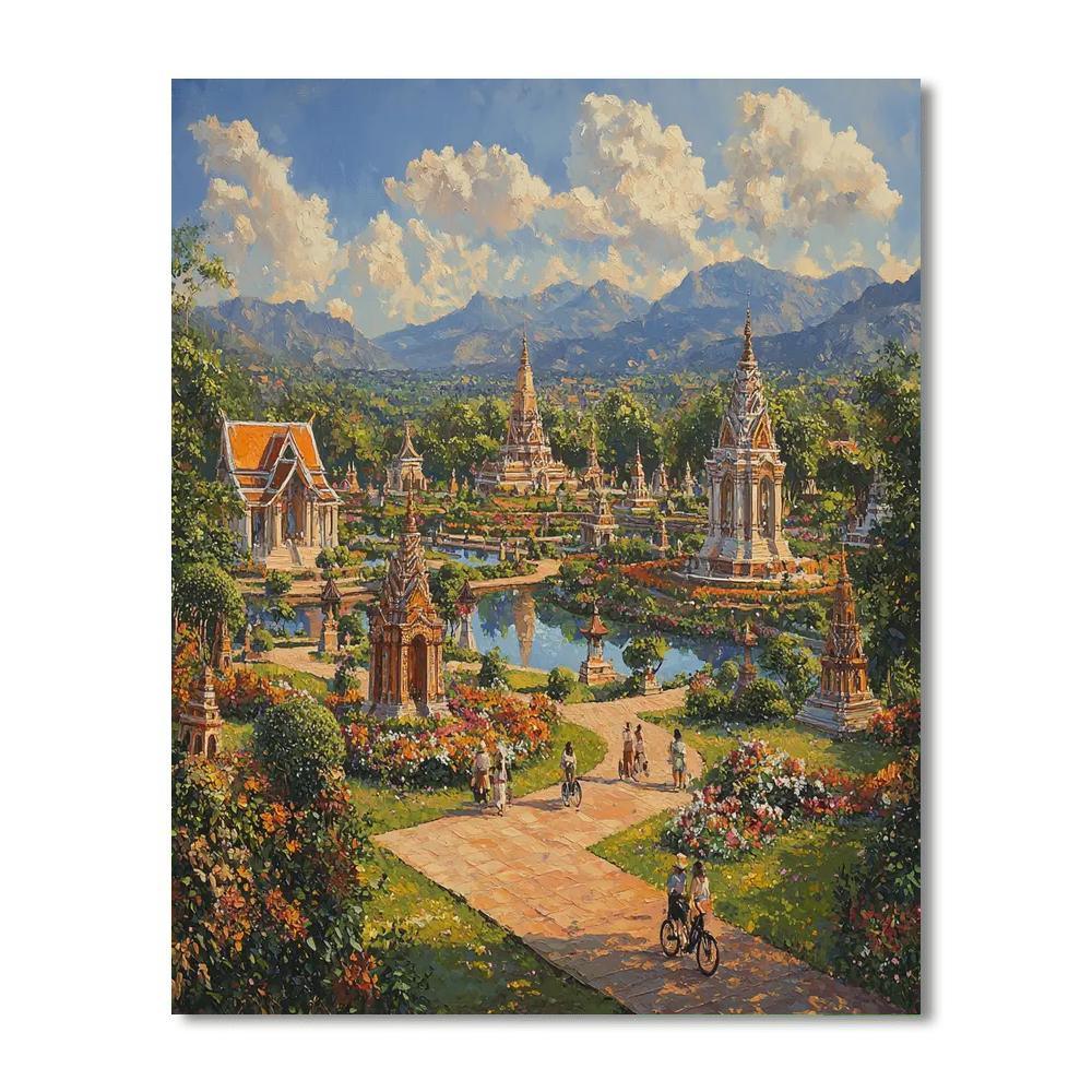 Ancient City - Samut Prakan Paint By Numbers