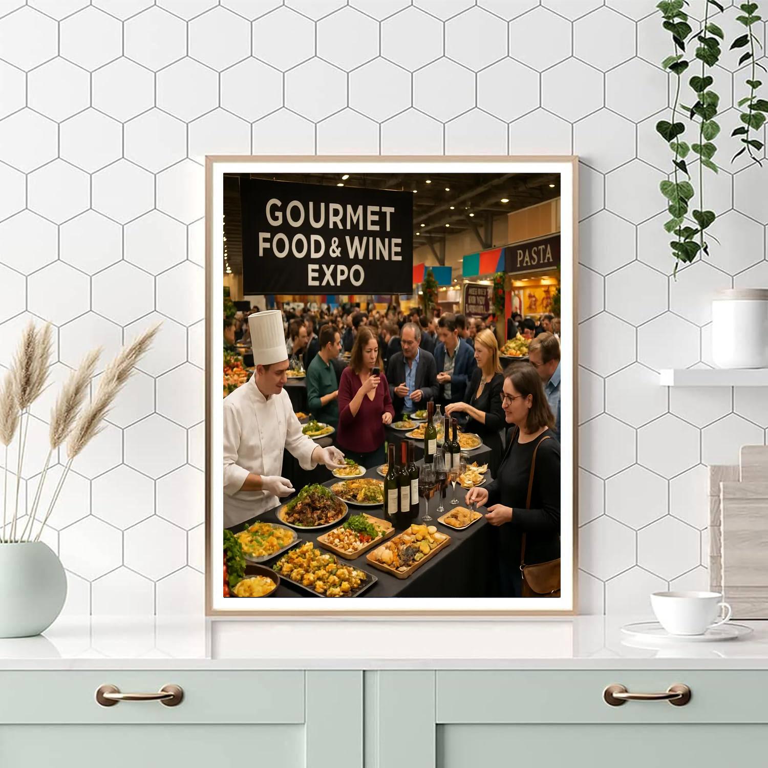 Gourmet Food And Wine Expo - Toronto, Canada Painting Number Kit