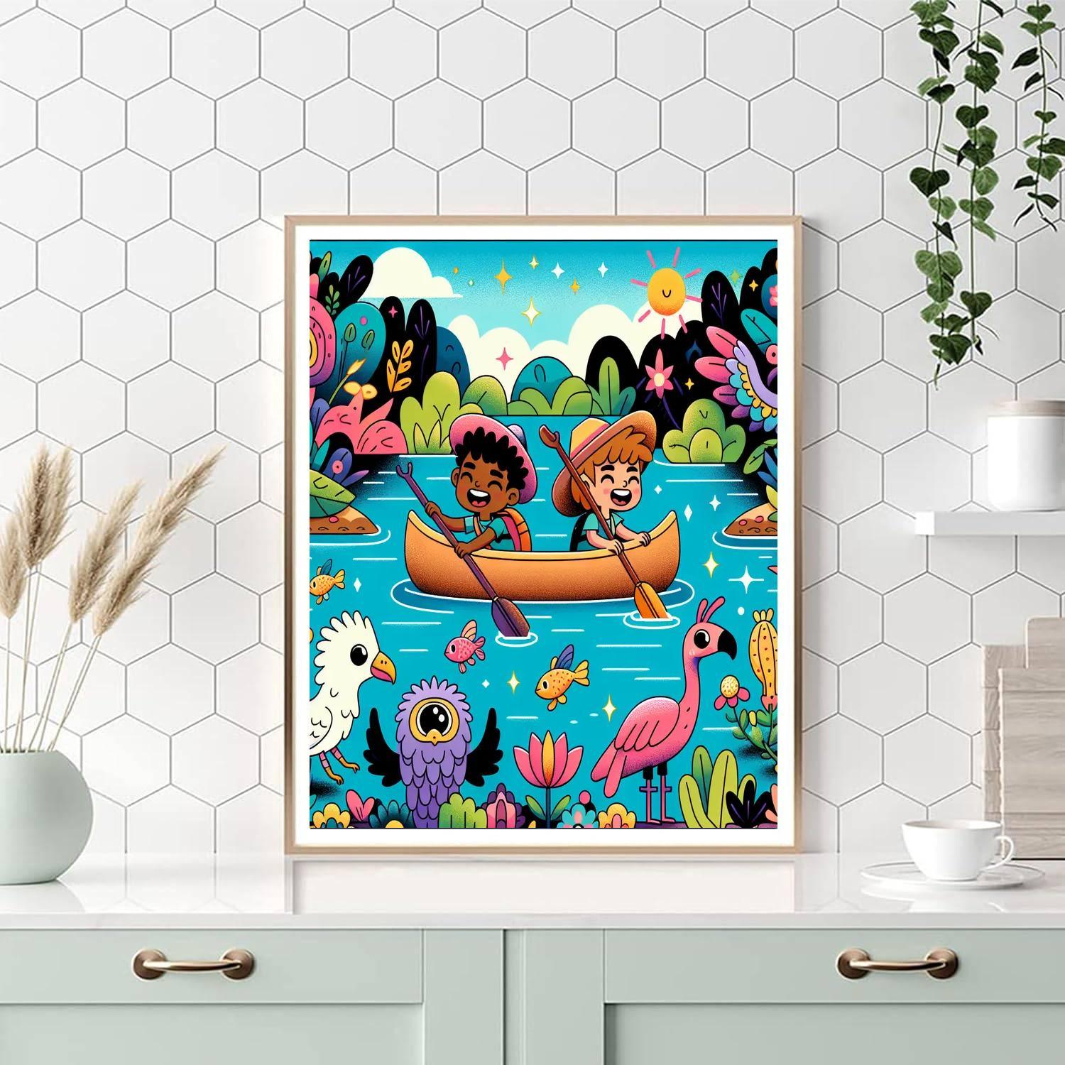 Exploring The Enchanted River Paint By Numbers Kits