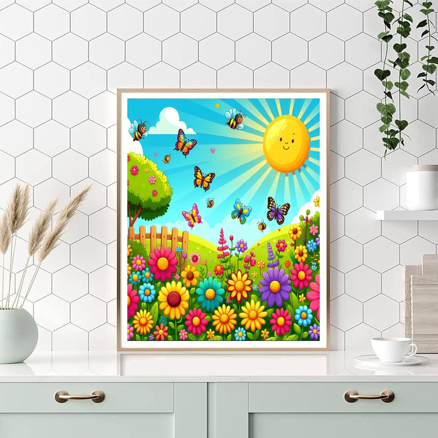Sunny Garden Festival Paint By Color