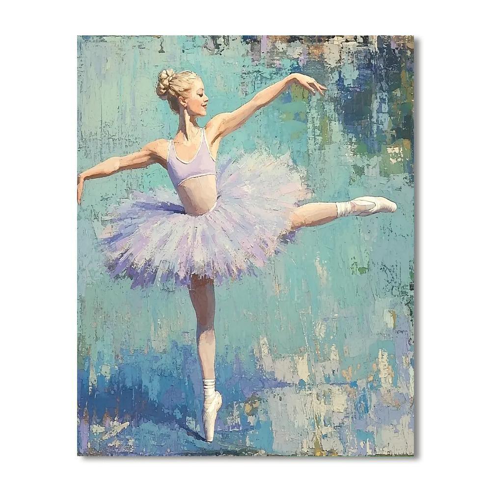 Edgar Degas Inspired Ethereal Dance  Paint By Numbers Art