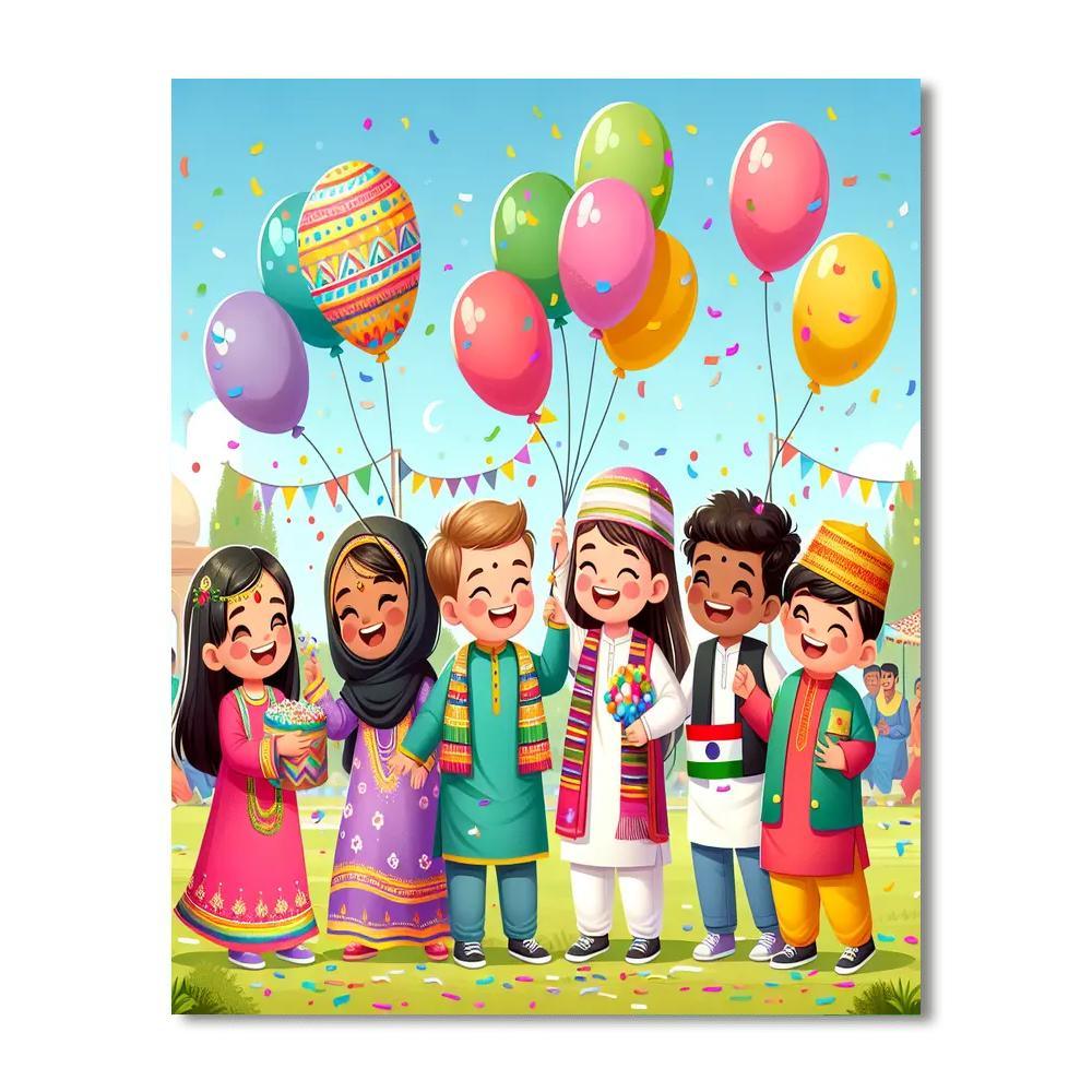 Fantastic Fiesta Paint By Numbers