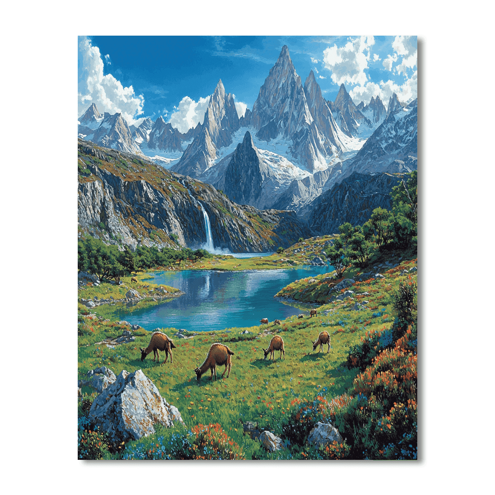 Torres Del Paine DIY Paint By Numbers