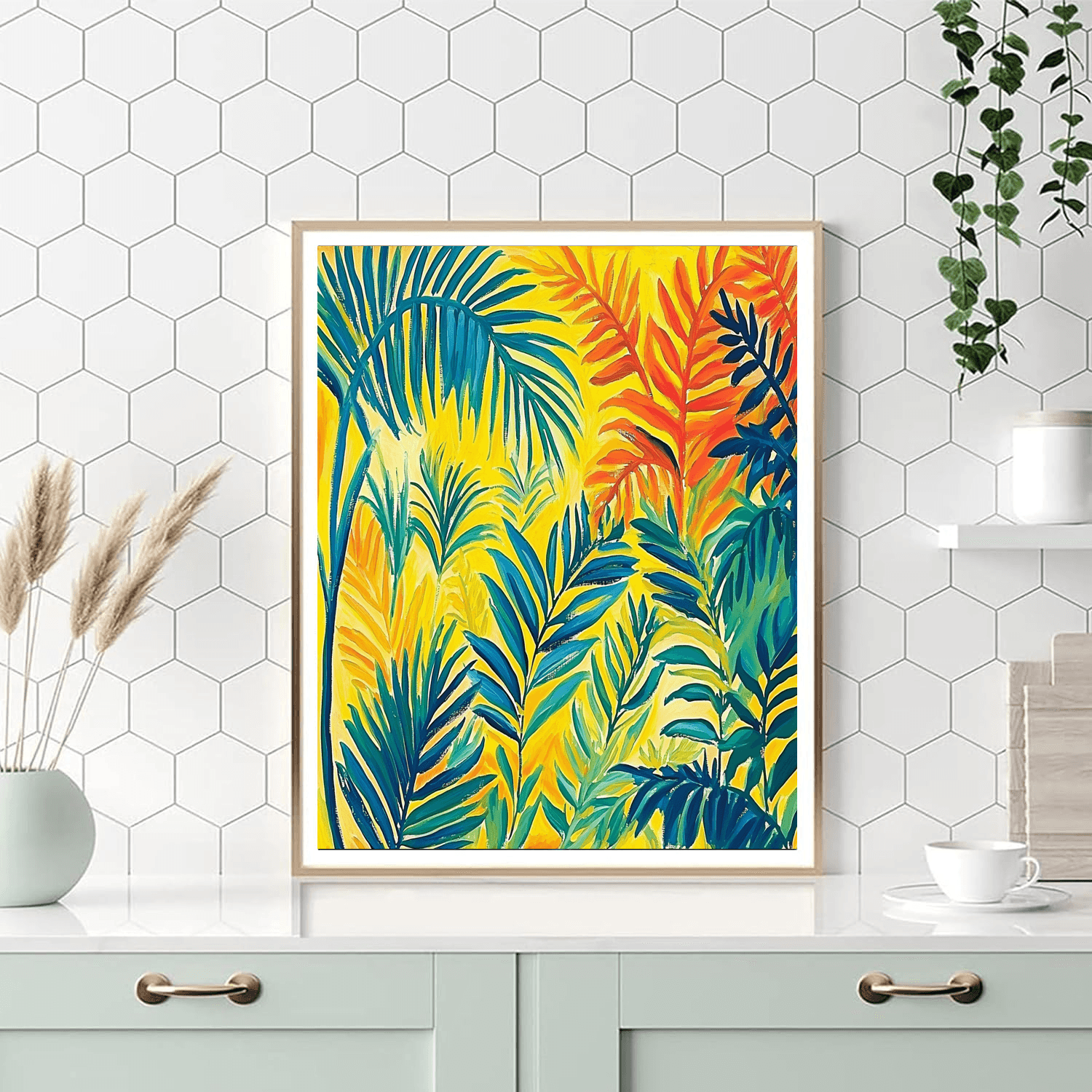 Henri Matisse Inspired Matisse's Tropical Escape  Paint By Numbers Kits