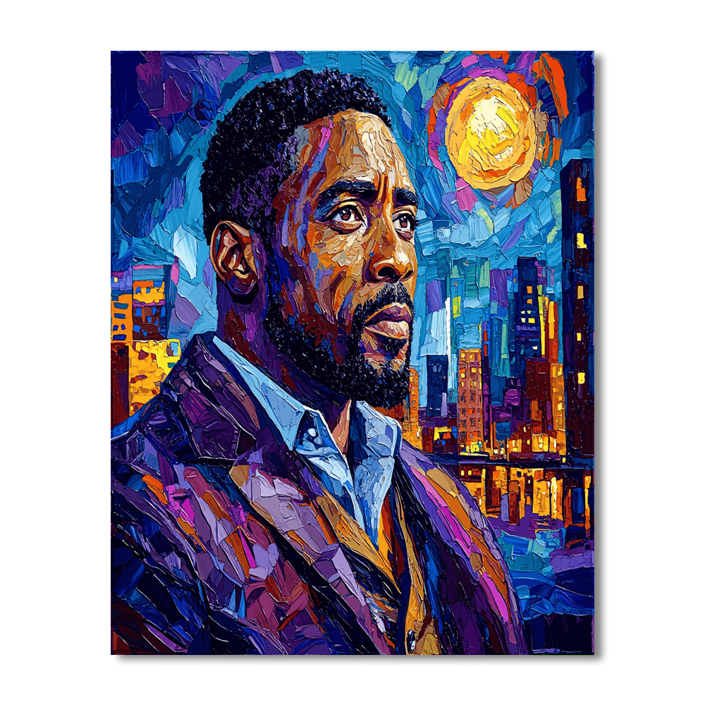 Idris Elba: The Charismatic Leader Of Action Paint By Numbers Kits