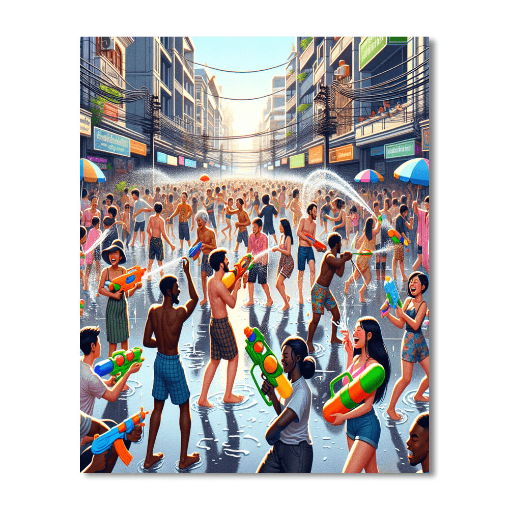 Loy Krathong - Bangkok Paint By Color